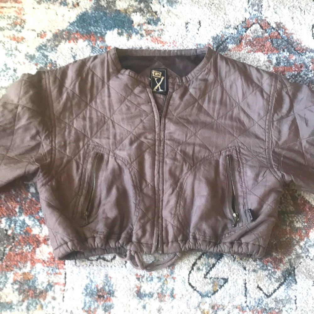 GX Brand Silky Crop Jacket S